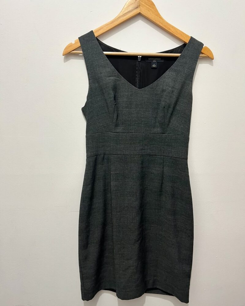 VESTIDO FORMAL GRIS