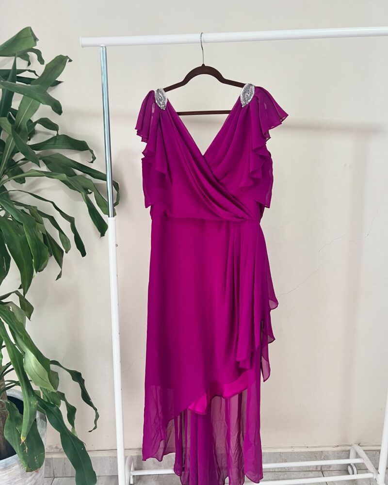 Vestido color bugambilia