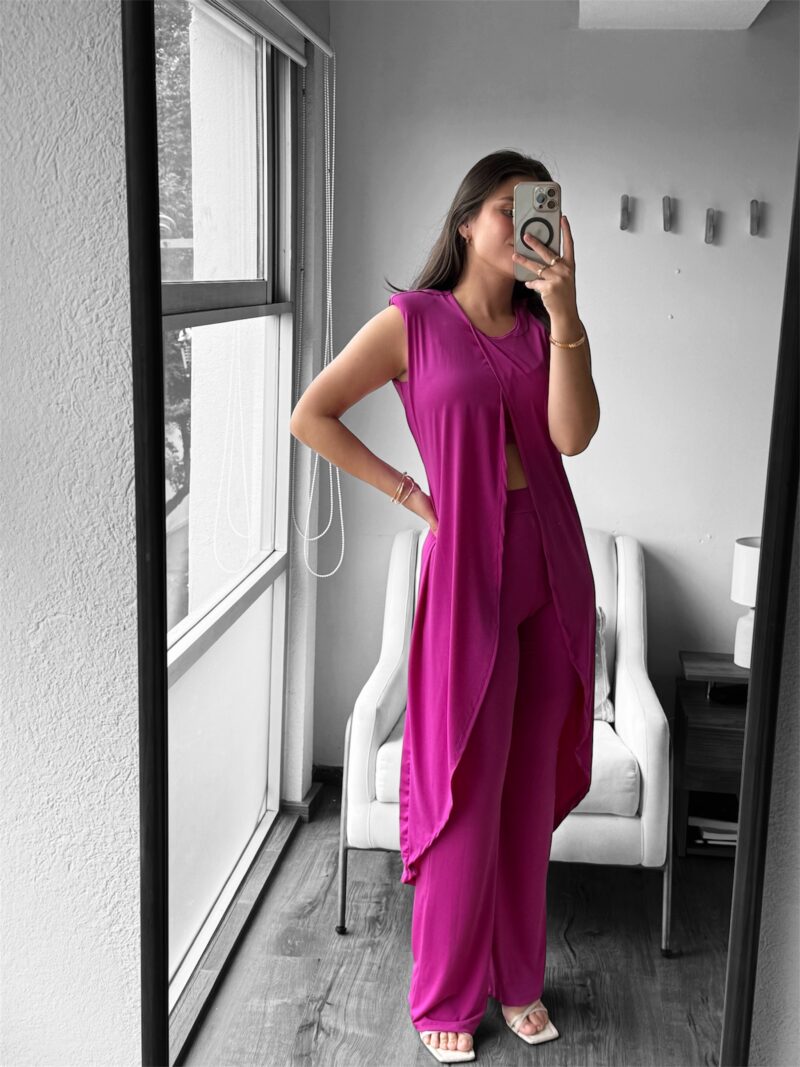 SET BLUSA LARGA Y PANTALÓN