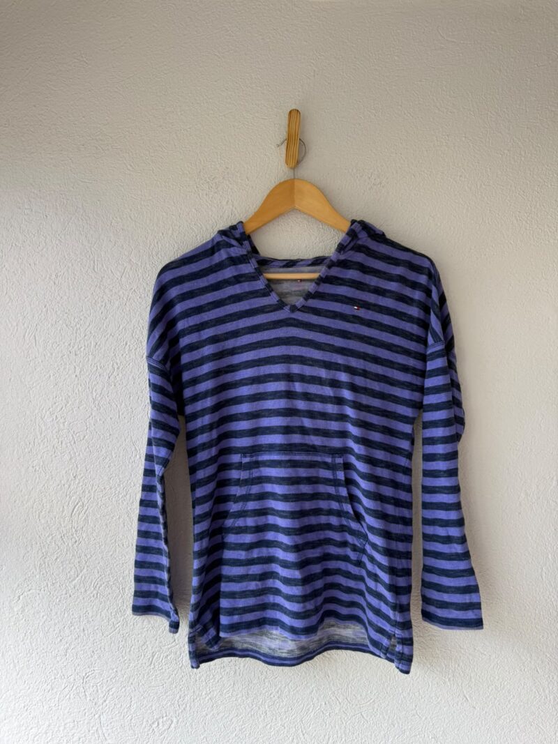 BLUSA TIPO HOODIE DE RAYAS