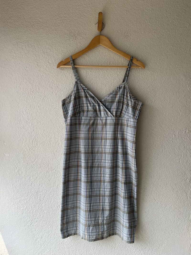 VESTIDO DE TIRANTES CUADROS
